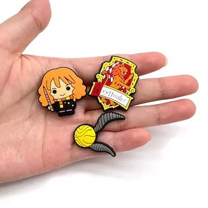 Harry Potter Harry Potter Cartoon Croc -Schuhe für Kinder, PVC Knick Decoration Accessoires, heißes Geschenk, 17pcs per Set 6 Hauptverkäufe Harry Porter Zubehör - №3