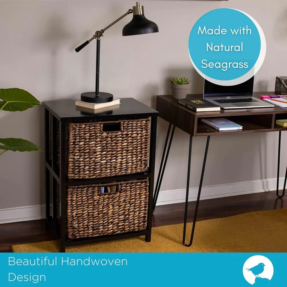 ملف من طبقتين مع سطح خشبي - خزانة ملفات، تخزين المكاتب المنزلية، منضدة، منظم خشبي مزخرف |   مكتب، طاولة حديثة