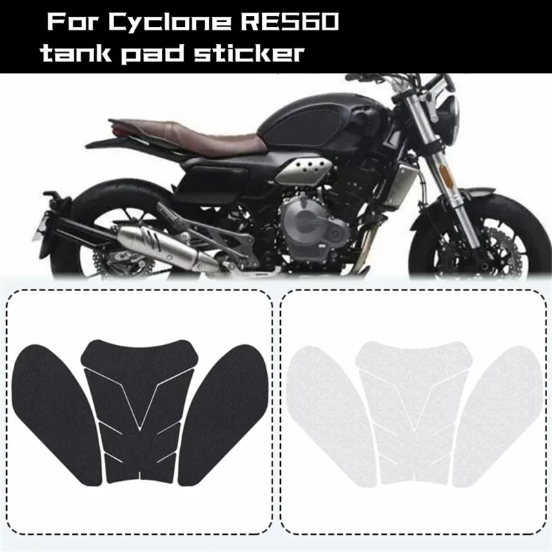 

For Cyclone RE560 RE 560 NEW Motorcycle Anti Slip Fuel Oil Tank Pad Side Knee Grip Decal Protector Sticker Pads