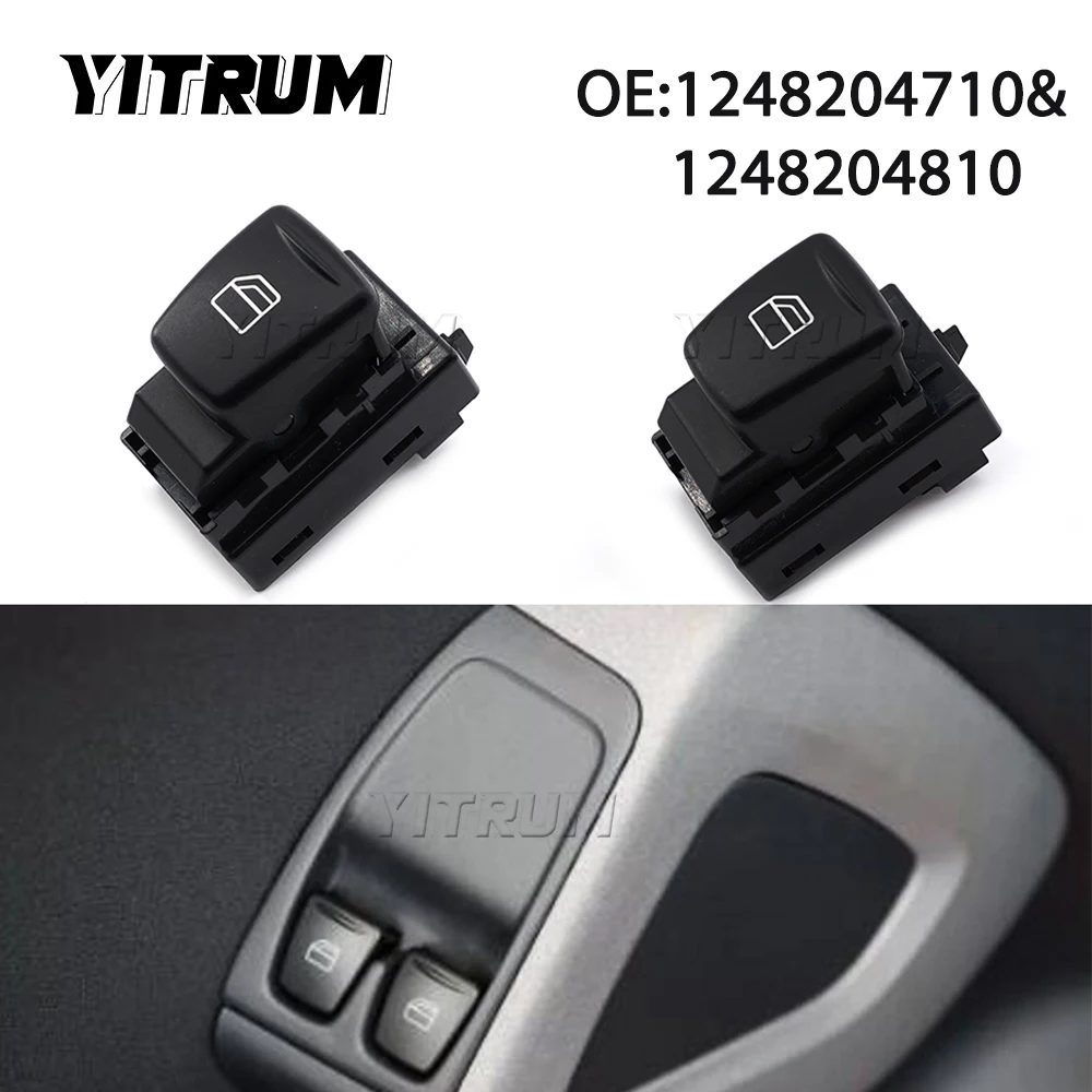 

YITRUM A4519051700 A4519051800 Car Electric Window Regulator Switch Button For Mercedes-Benz Smart 451 Fortwo Cabrio 2007-2019