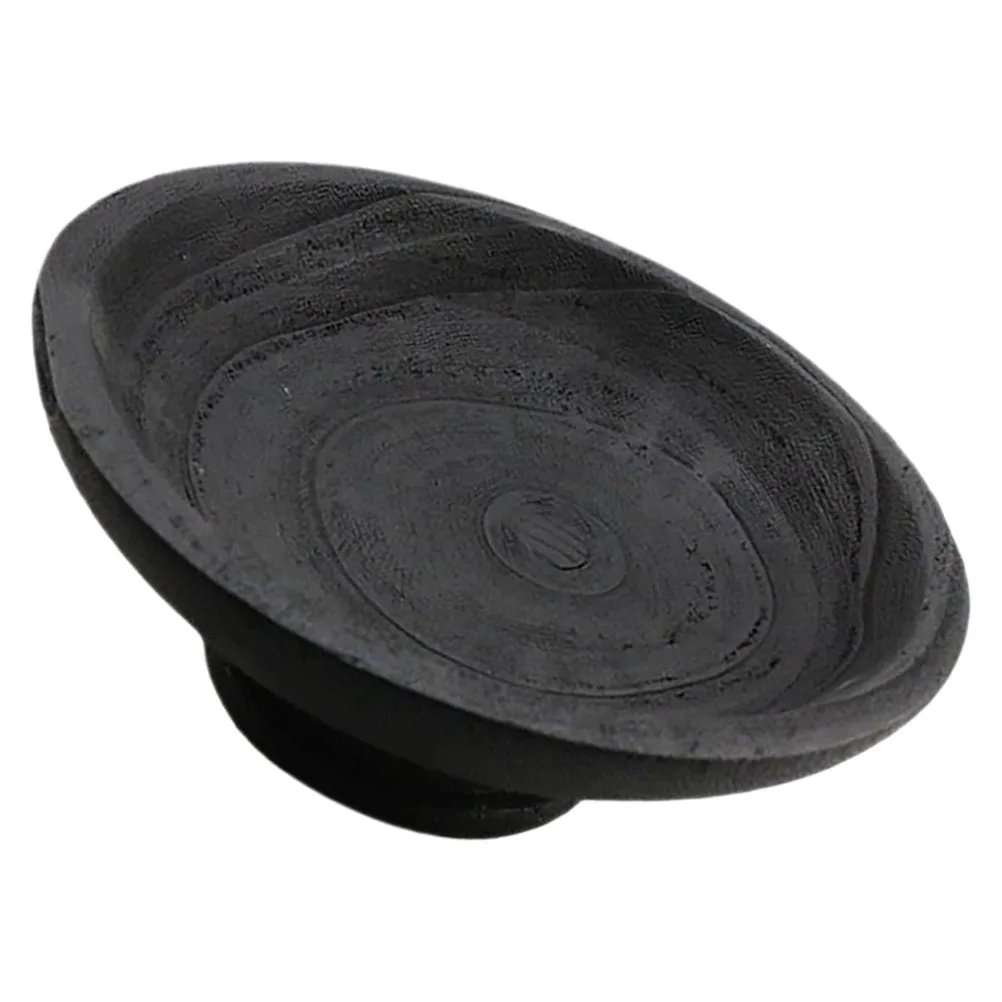 

Retro Solid Fruit Plate Sturdy Material Elevated Stand Versatile Use Decorative Wood Snack Storage Tray Wood Appetizer Plate