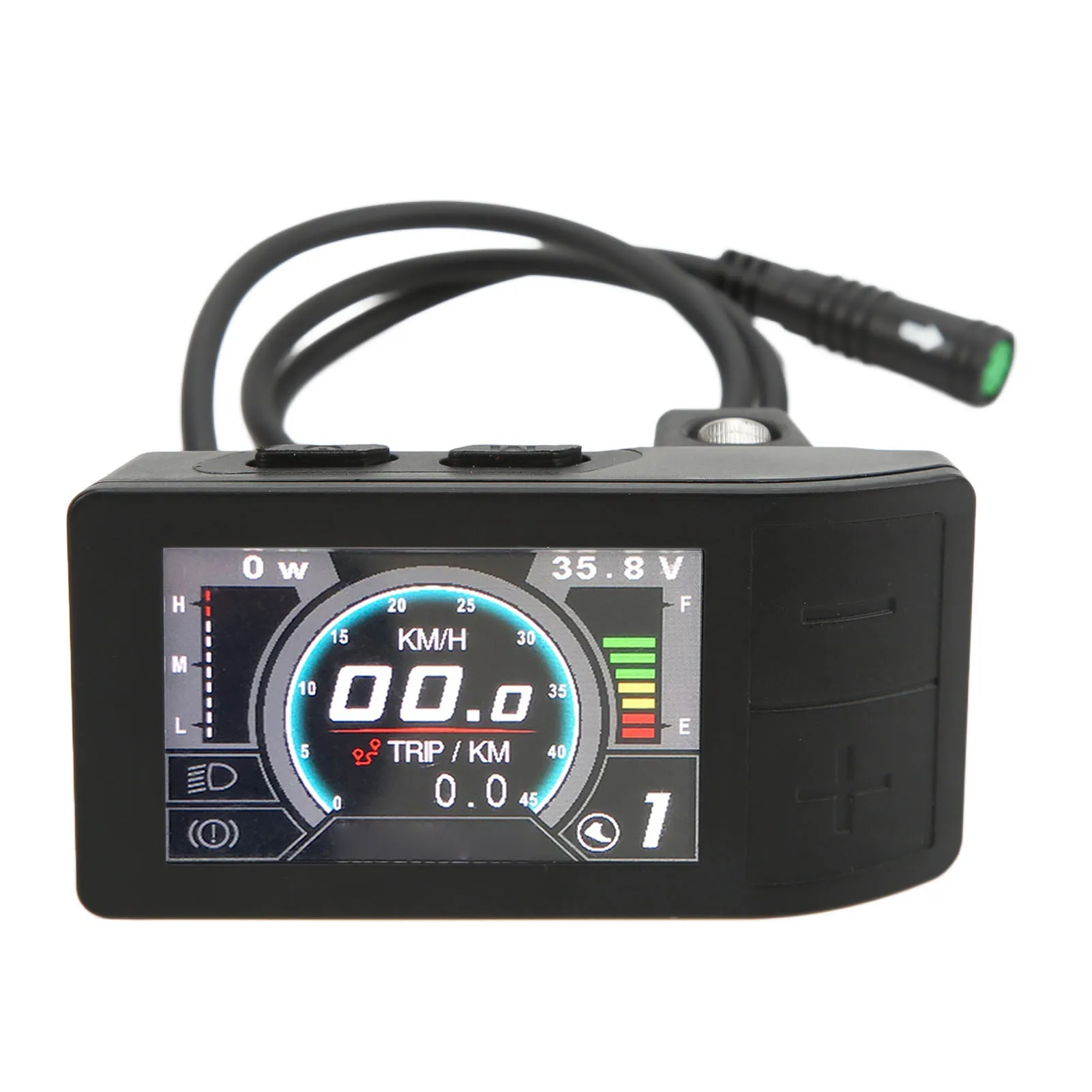 Electric Bike LCD Display LCD Display ABS 500C Color Indicator Meter Control Panel Electric Bike Accessory for Bafang BBS01