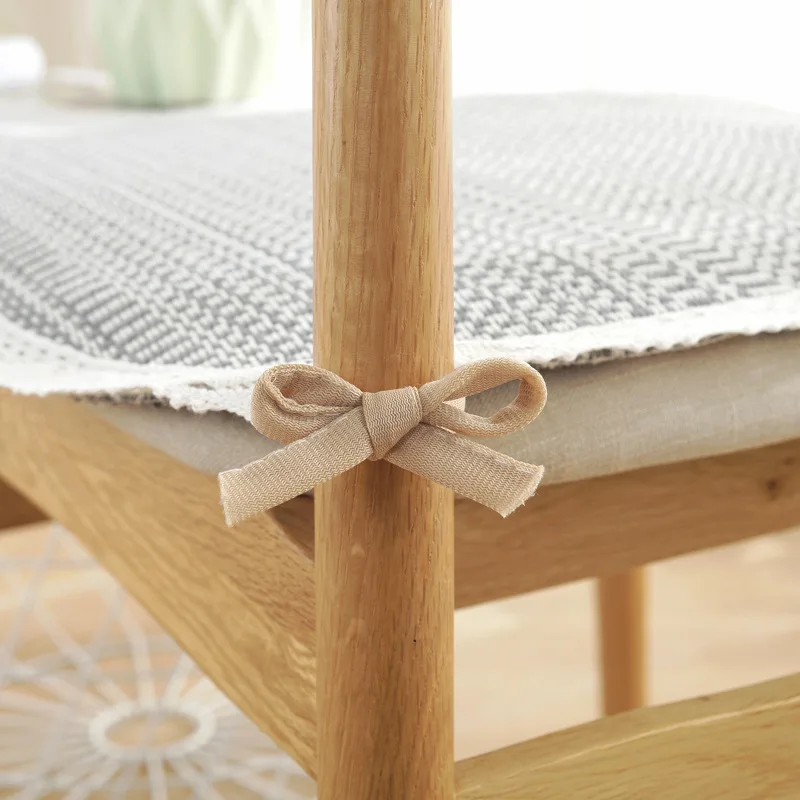 두꺼운 면화 및 린넨 패브릭 의자 학생 좌석 쿠션 자동차 좌석 쿠션 사계절 사무실 의자 의자 쿠션 통기성