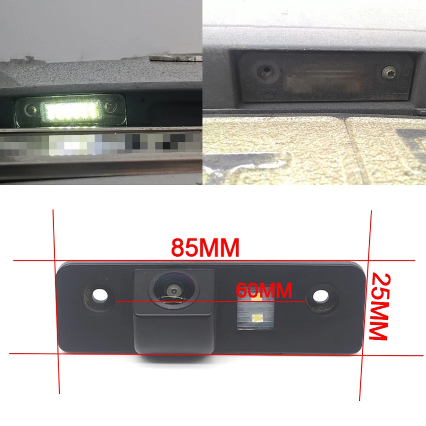 Fisheye Rear View Camera Waterproof CCD Full HD 170 Degree For Ford Fiesta MK3 MK4 2002~2007 2008 2009 2010 2011 2012 2013 2014