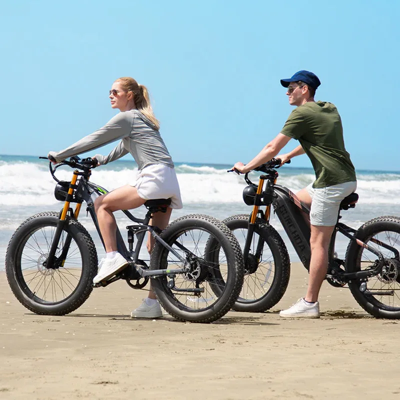 Fat tire electric bicycle, equipped with 26 * 4.0 fat table, hydraulic brake hidden battery