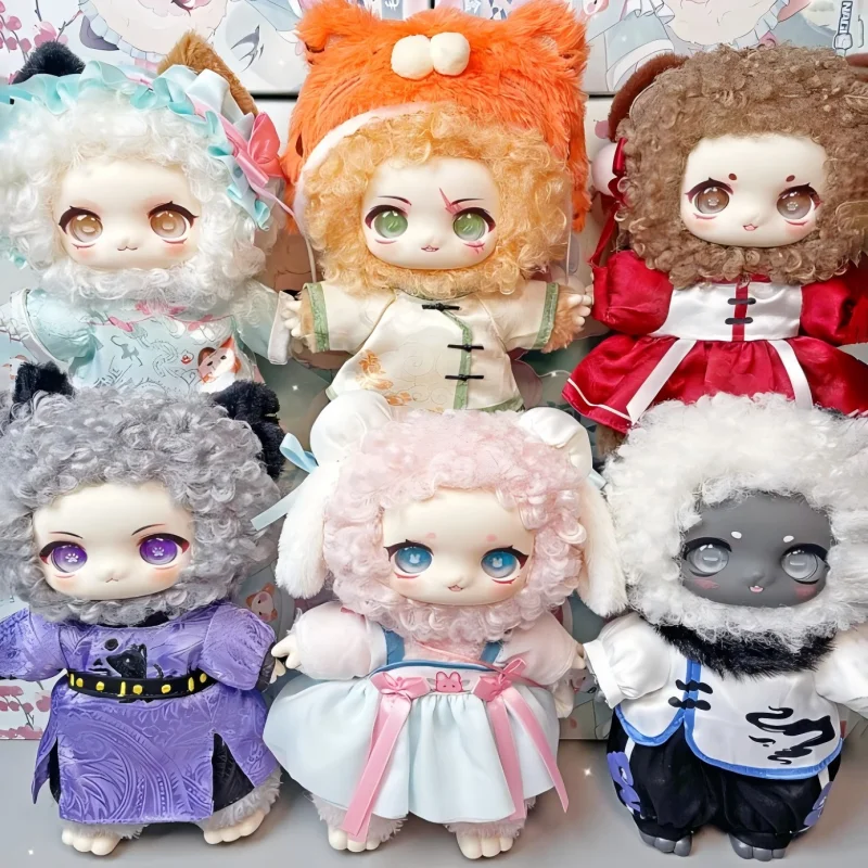 

Nagi Beast Mountain And River Romantic Blind Box Vinyl Ancient Style Doll Mystery Box Trendy Play Handmade Gift Toy Ornament