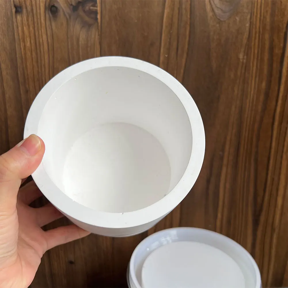 Cylinder Cement Flower Pot Silicone Mold Epoxy Resin Storage Tray Concrete Succulent Planter Mould Home Decor Indoor Plant Pot