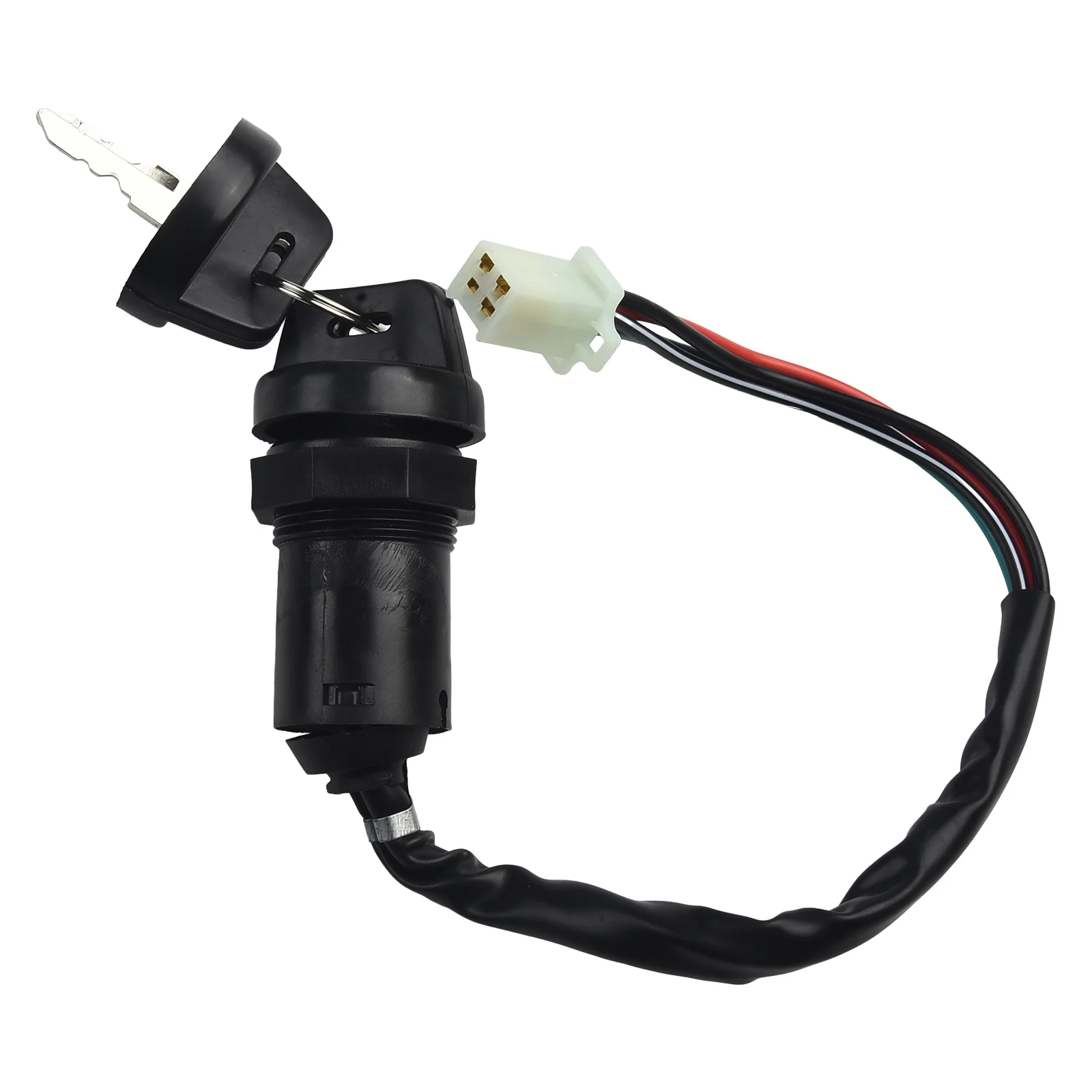 4 Pin For Ignition Key Kit for ATV and Off-Road Motorcycle For Ignition Switch Compatibility Check Required Before Purchase