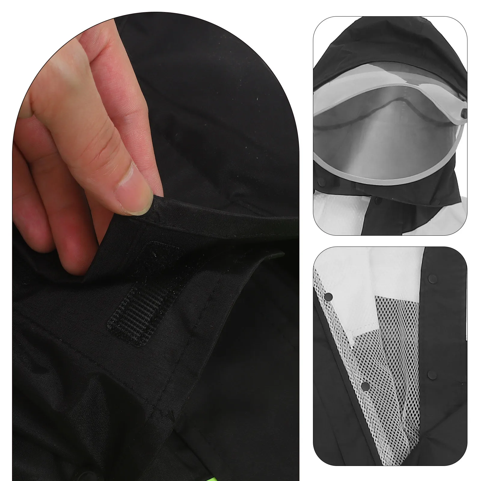 

1 комплект, мотоциклетный дождевик, мужская дождевик и брюки, защитный водонепроницаемый ветрозащитный уличный мотоциклетный плащ