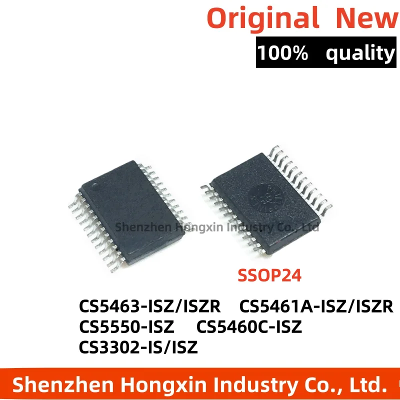 5 pieces of CS5463 5461A 5550 5460C 3302-IS/ISZ/ISZR SMT SSOP24 single-phase bidirectional power/energy chip IC