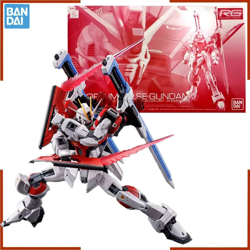 Bandai RG 1/144 Sword Impulse Gundam Action Figure ZAFT Mobile Suit ZGMF-X56S/θ Gundam Assembly Model Kit Toys Gift For Kids