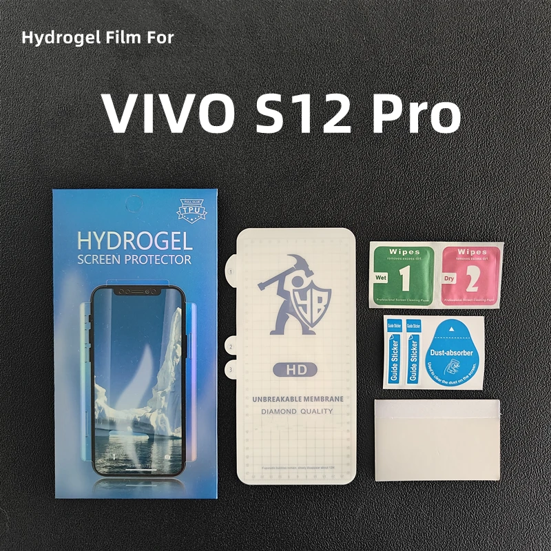 2/3/4pcs HD Hydrogel Film For VIVO S12 Pro Screen Protector For VIVO S12 Pro Clear Protective Film Not Tempered Glass