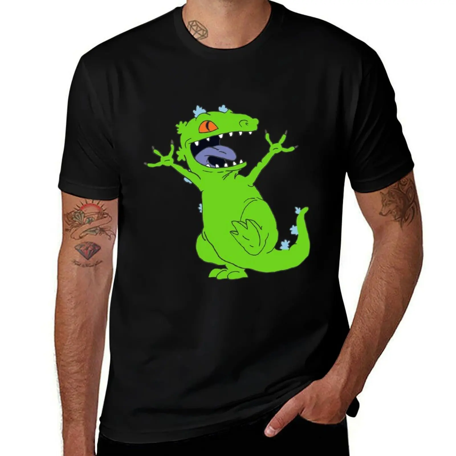 

Reptar T-Shirt plus sizes oversizeds anime figures mens workout shirts