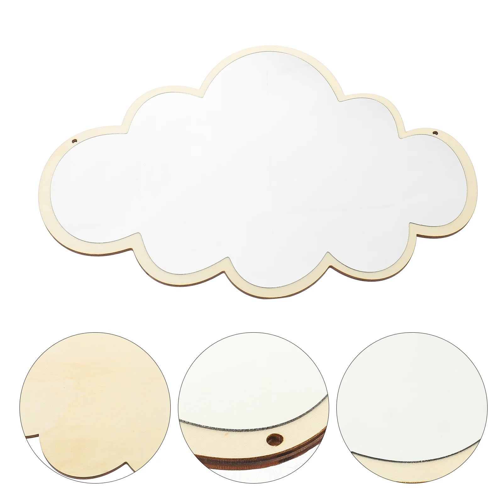 

Children's Room Wall Hanging Decorative Mirror Nordic Home Decoration Wavy Cloud Small Mirrors For Creative Wall-mounted Vanity