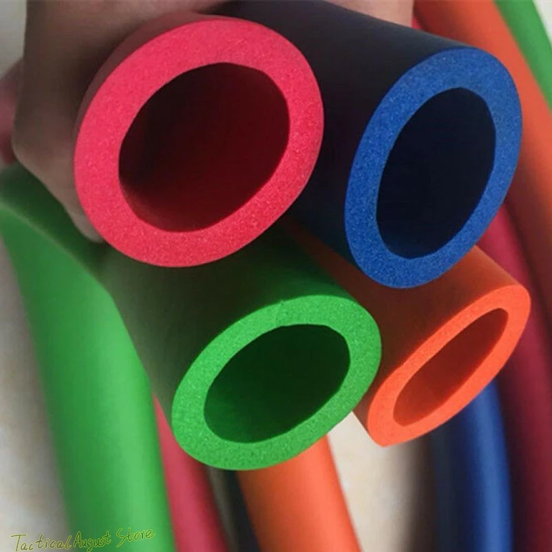 1 meter Sponge Foam Pipe Tube For Fitness Equipment Handle Insulation Lagging Wrap
