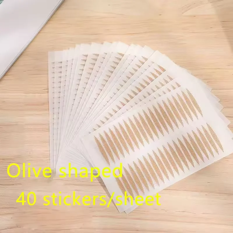 เทปตาสองชั้น Lifting Double Eyelid สติกเกอร์โปร่งใส Beige พับเปลือกตาลายธรรมชาติที่มองไม่เห็น Big Eye แต่งหน้าความงาม