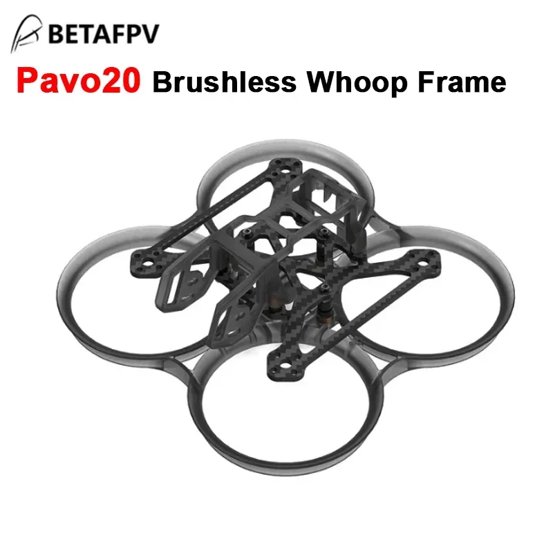 BETAFPV Pavo20 Brushless Whoop Quadcopter Frame 2inch 90mm Wheelbase With HD VTX Bracket For DJI O3 Air Unit