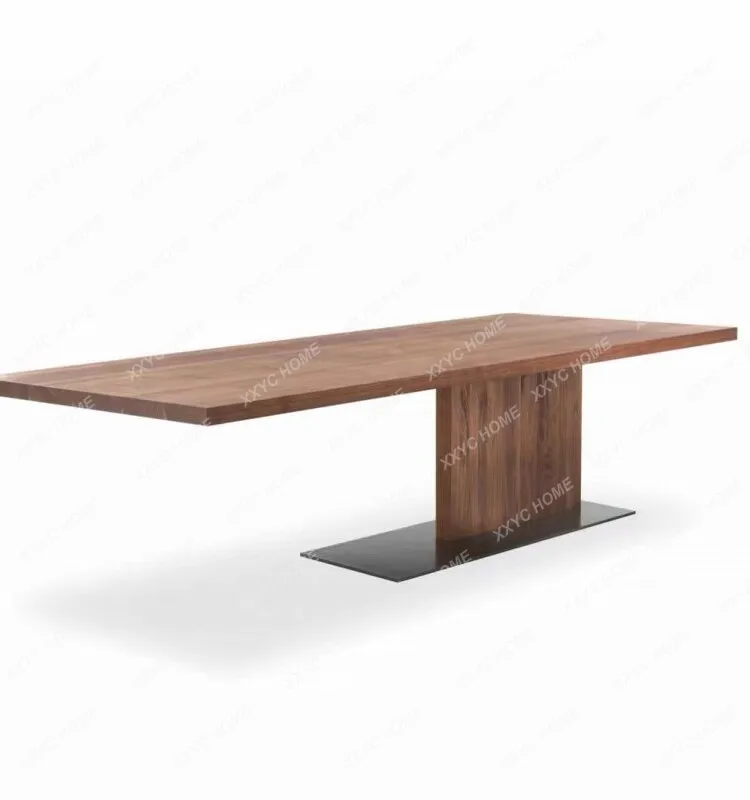 Modern minimalist desk rectangular floating large board table