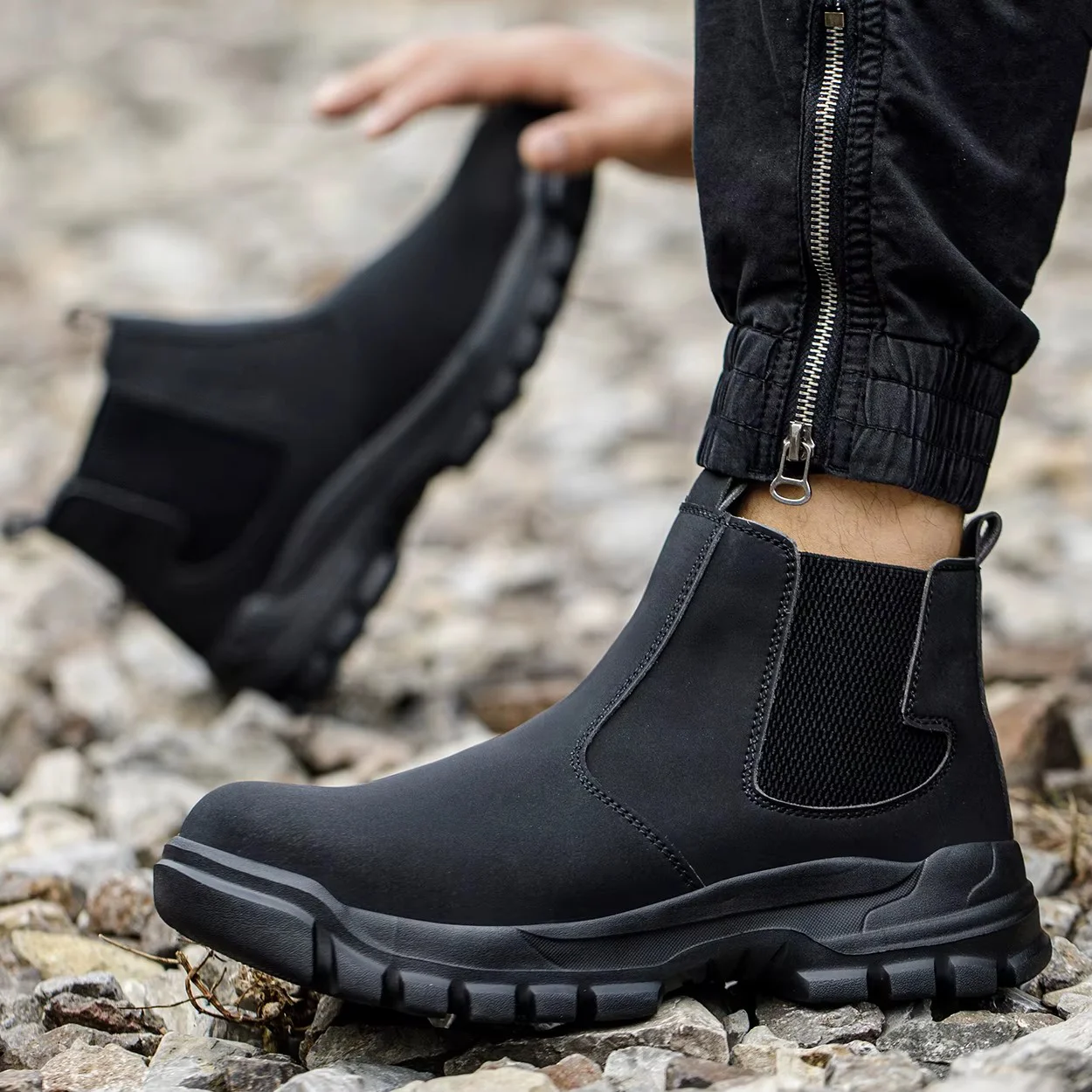 กันน้ําผู้ชายความปลอดภัยรองเท้ - Work Boot Steel Toe บทวิจารณ์และราคา