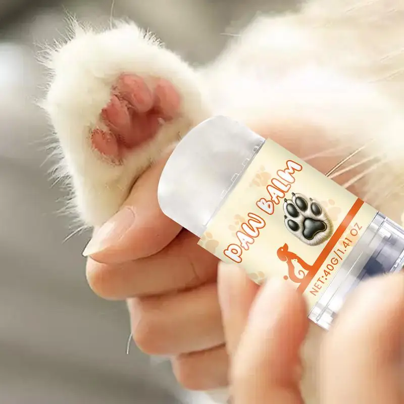 Bálsamo para chupete de patas, crema hidratante para patas de perros y mascotas, herramienta hidratante de nutrición profunda para conejos, perros, gatos y otros animales pequeños