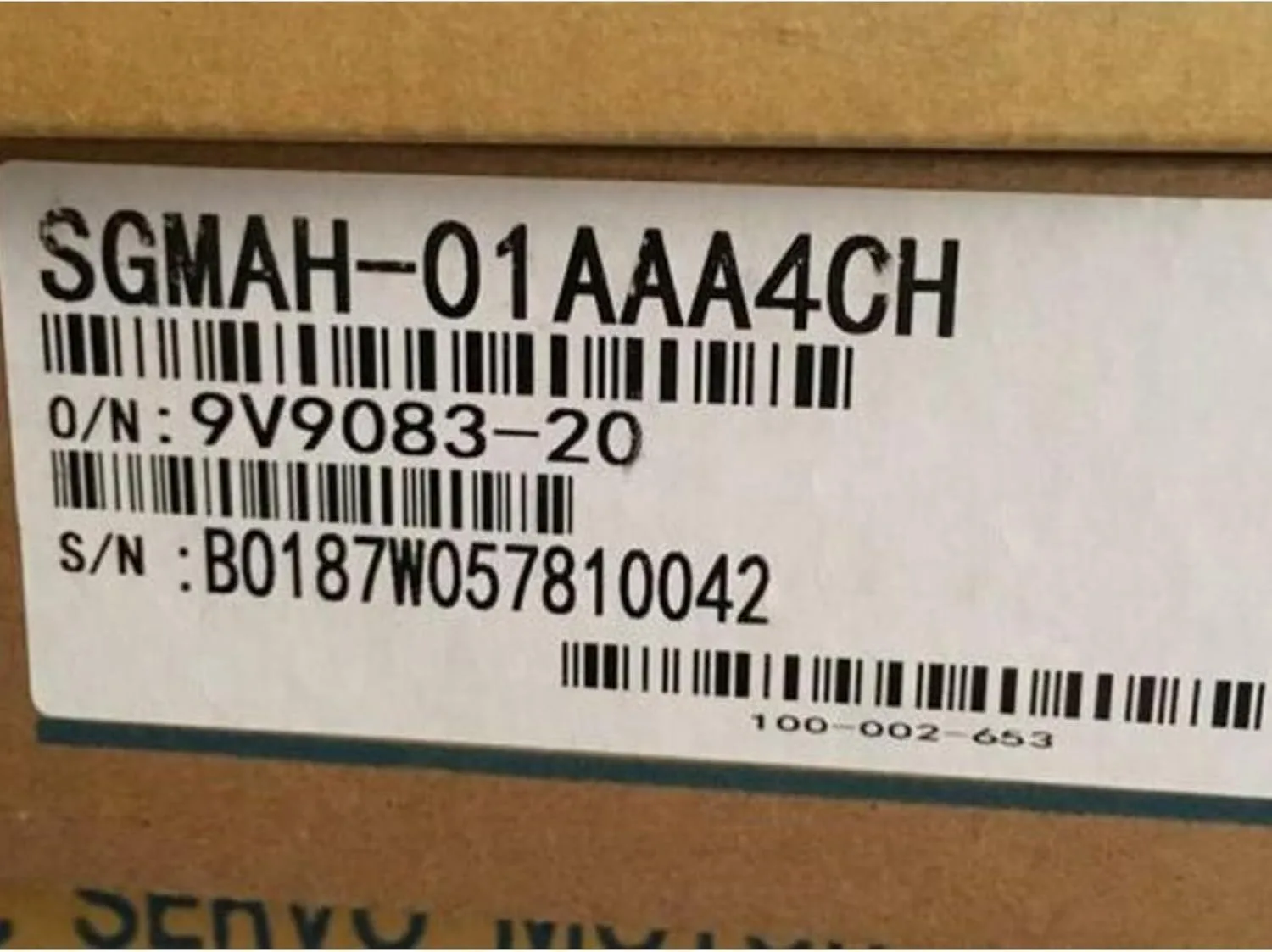 

New In Box SGMAH-01AAA4CH Servo Motor SGMAH01AAA4CH Fast Ship With 1 Year Warranty