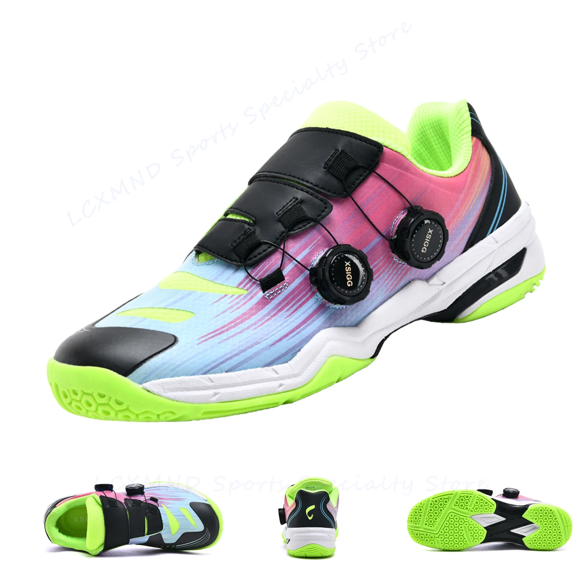 Soft  Convenient Buttons Sports Professional Badminton Tennis Volleyball Lightweight Sneakers Running Jogging Training Shoes