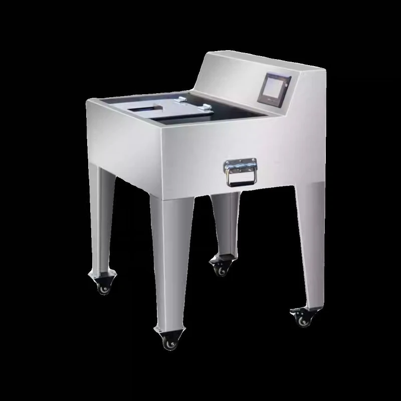 

Small intelligent numerical control automatic stainless steel fresh shrimp open back and remove shrimp line