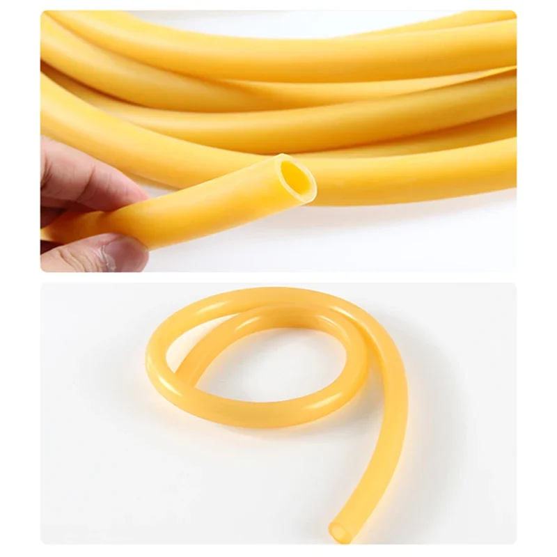 1 метр натуральные латексные резиновые шланги ID 2/3/4/5/6/9/12 мм бежевые эластичные хирургические медицинские трубки резиновые ленты рогатка катапульта