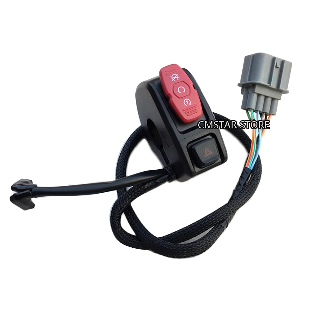 For CFMOTO 450SR CF450SR CF400-6 2025 Motorcycle Handlebar Left Right Switch Assy Starter Horn Switch Handle Turnlight Switch