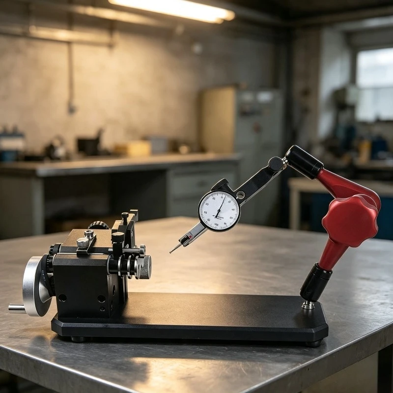 High Precision Concentricity Coaxiality Runout Tester 0-0.8mm 0.01mm Metric Dial Gauge ACE-1