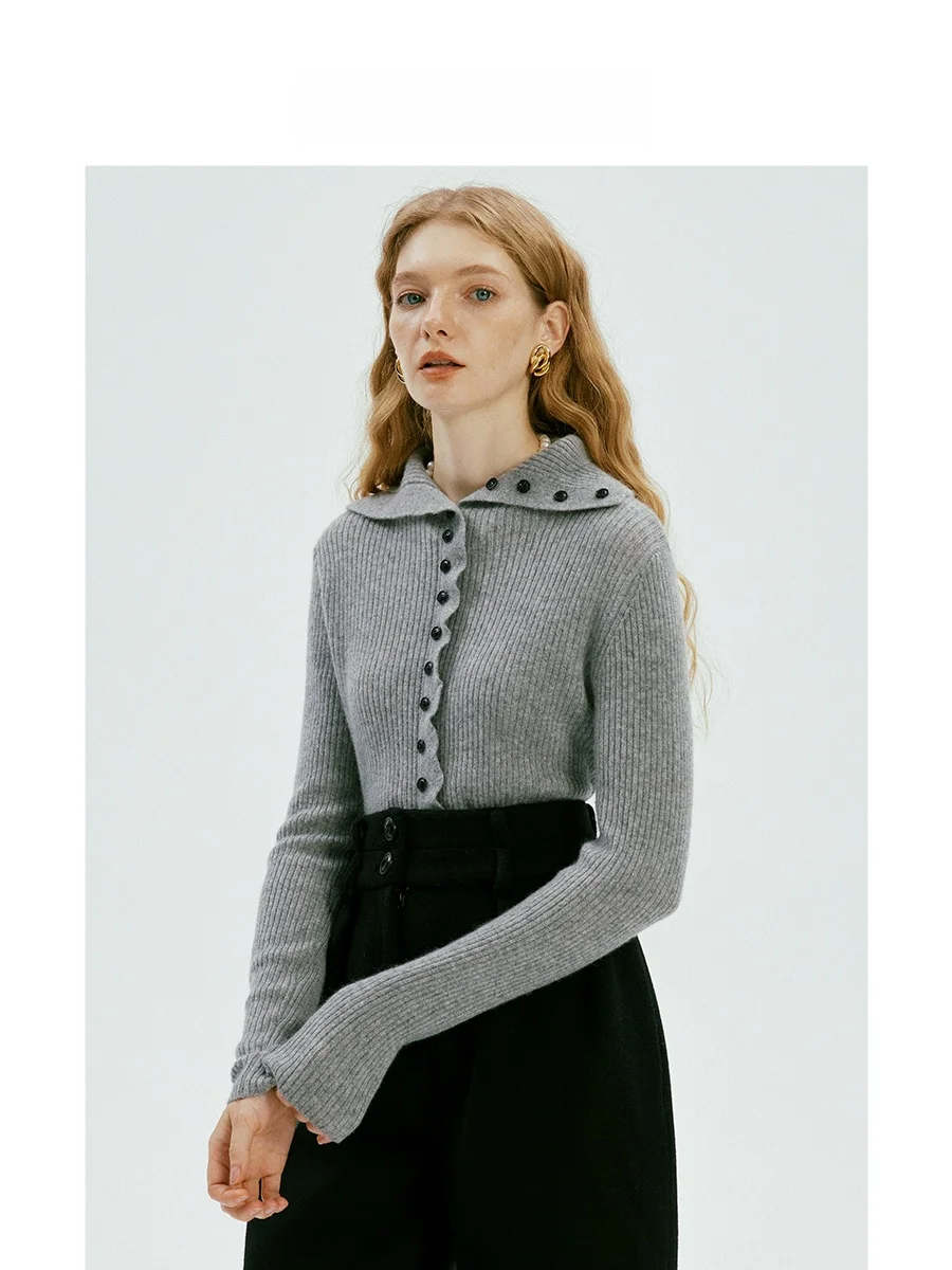 

Женский вязаный свитер Havehas Camere с пуговицами, базовый слой, Aosphere Sense, с длинным рукавом, стандартный крой, для повседневной носки