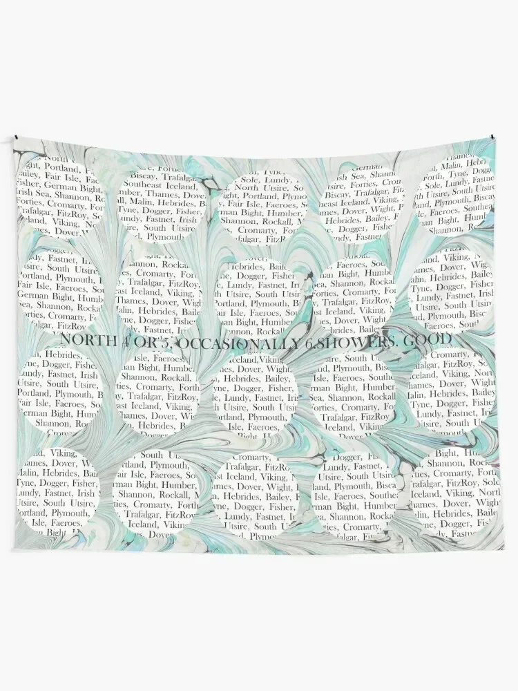 The Shipping Forecast Tapestry Korean Room Decor Wall Decor Hanging Tapestry