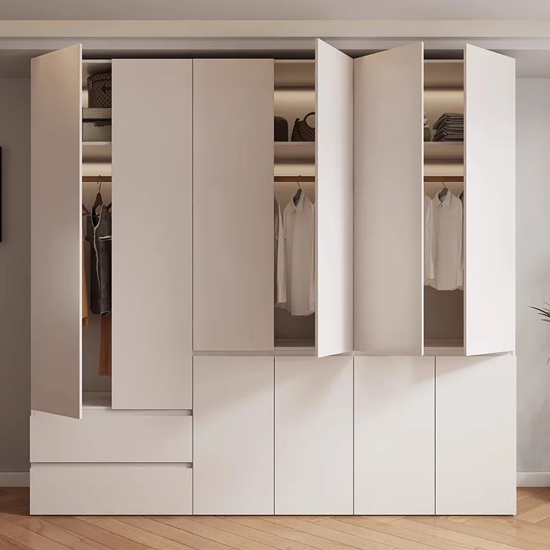 Armadio modulare indossabile Armadio salvaspazio da giardino Armadio portaoggetti Armadio per vestiti Mobili Ropero in tessuto di legno per camera