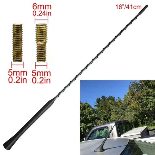 Látigo de mástil de techo de coche, Radio Estéreo, antena amplificada aérea de señal FM/AM para Volkswagen VW Passat B5 Polo Bora Jetta Golf 4 Mk4
