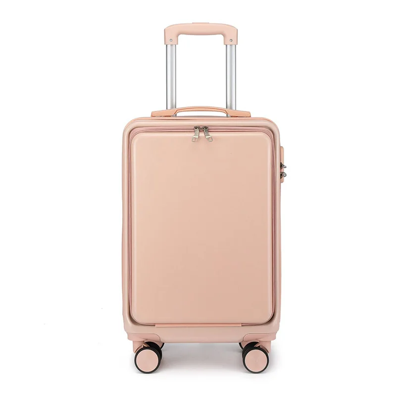 Compartiment à bagages avec ouverture du couvercle avant, valise à roulettes 20 ", Code d'embarquement, valise de voyage universelle de grande capacité