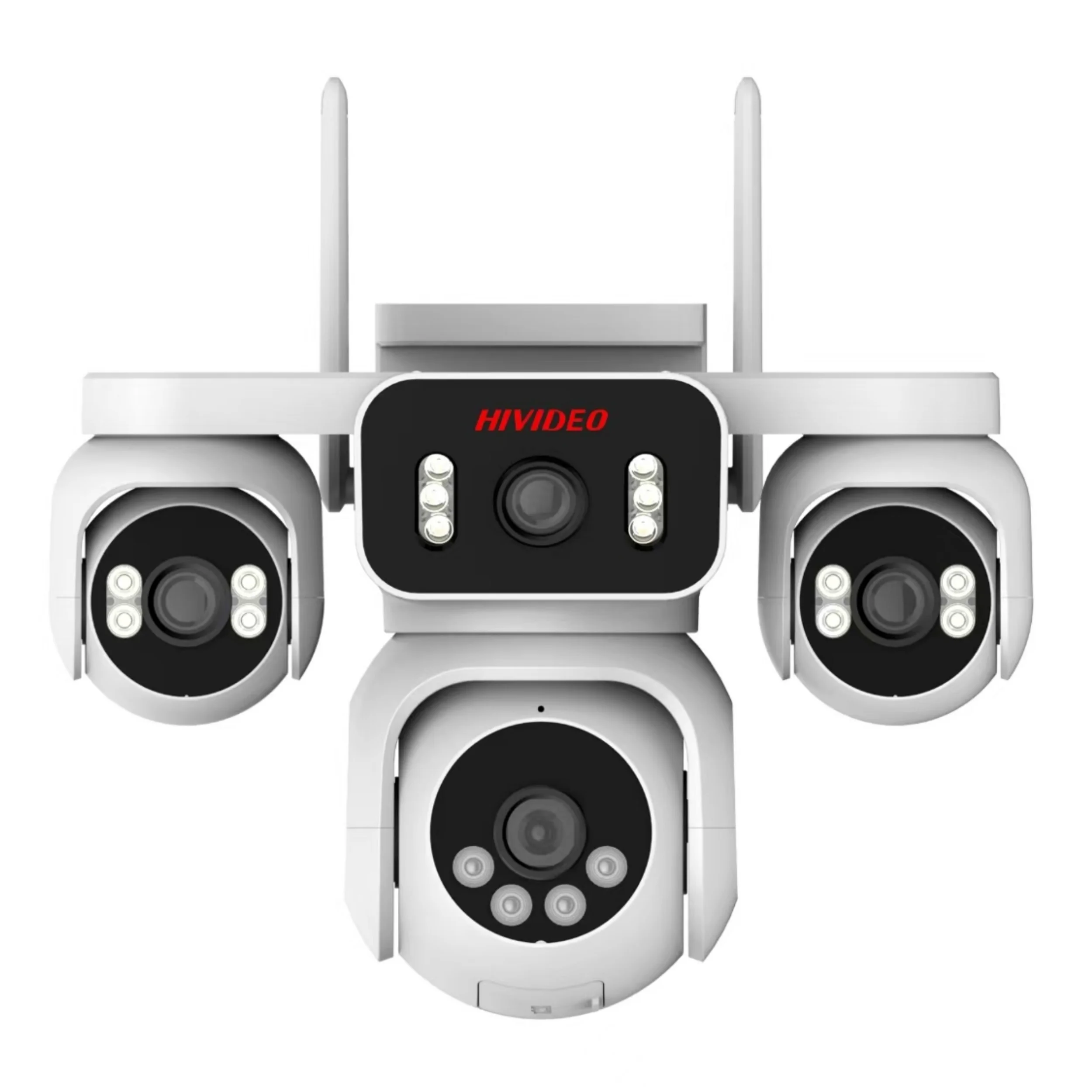 HIVIDEO 8-мегапиксельная четырехобъективная уличная и внутренняя Wi-Fi камера полноцветная всепогодная IP-камера наблюдения камера безопасности камера видеонаблюдения
