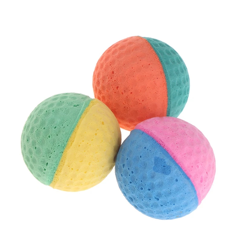 10 pezzi giocattoli con palline per animali domestici, ecologici, in EVA, giocattoli con palline da recupero, palline da non