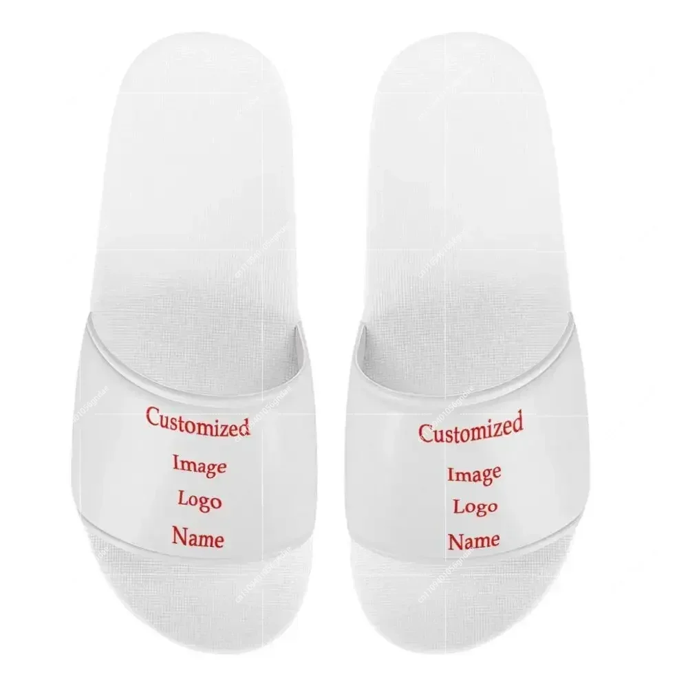 Custom Shoes High Quality PVC Men and Women Slip On Slide Sandals Sublimation Printed Custom Logo Summer Slippers for Children view 4