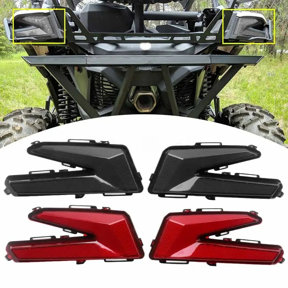 

For Can-Am Maverick X3 Max Turbo RR R XDS XRS STD XMR XRC 2017-2026 Turn Signal Lamp UTV LED Rear Tail Brake Light Accessories