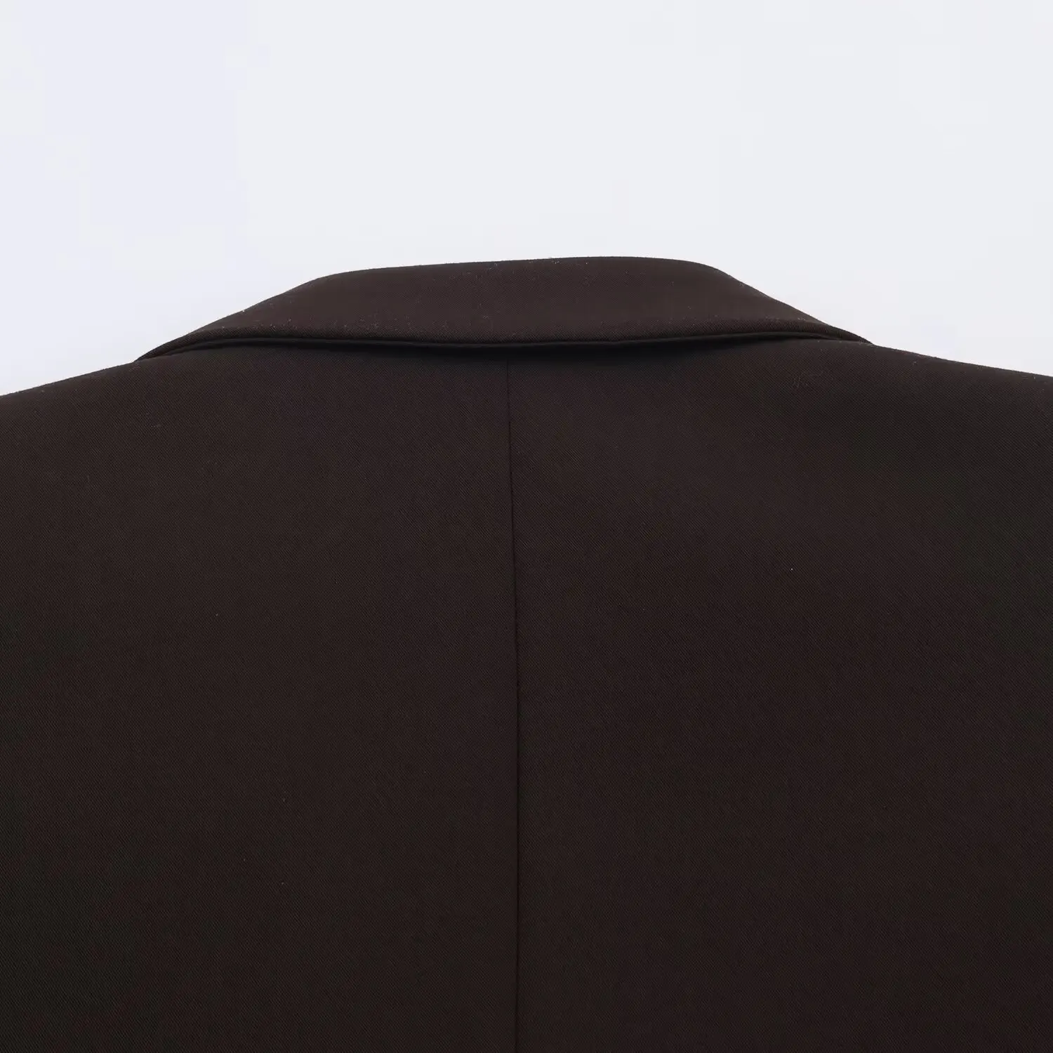 Autunno Inverno Moda Giacca doppiopetto ampia Pantaloni a gamba dritta tinta unita Pantaloni a due pezzi Set Blazer casual da donna