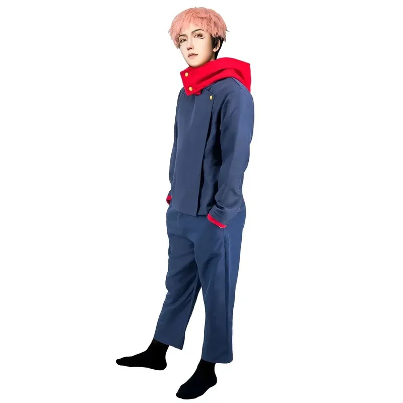 Disfraces de Anime Jujutsu Kaisen Itadori Yuji disfraz de Cosplay Kugisaki Nobara Fushiguro Megumi uniforme tamaño personalizado aceptado
