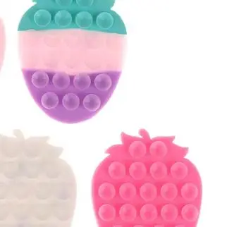 

Strawberry Suction Cup Mobile Phones Sucker Support Mount Portable Phone Stand Universal Phone Fixed Pad Car Navigation Bracket