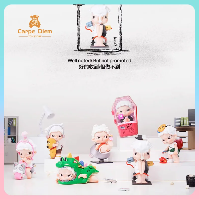 

New Heyone Blind Boxes Crazy Office Series Mystery Box Desktop Decorations Funny Model Toys Cute Collectible Doll Birthday Gifts
