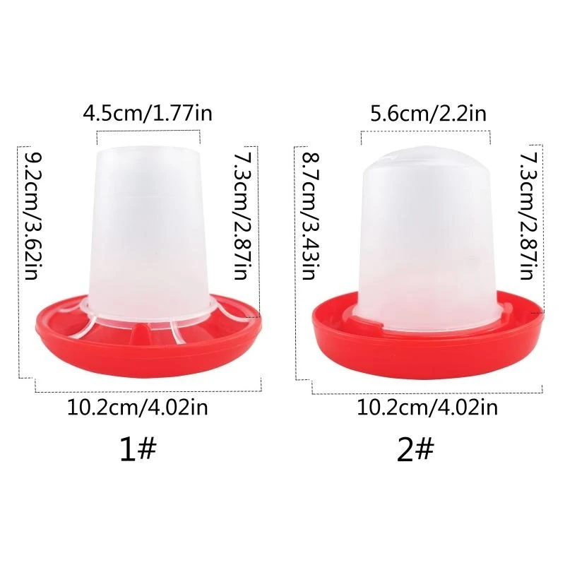 G92C Chick Waterer Feeder Small Poultry Automatic Drinker Dispenser для птиц