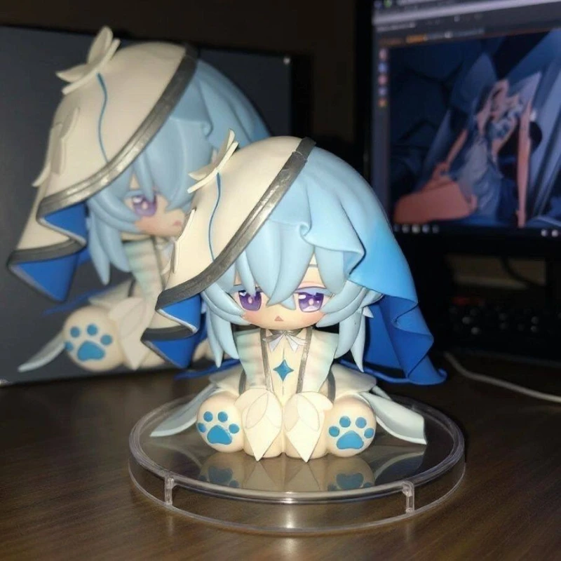 Wuthering Waves Chibi-Figur The Shorekeeper Anime-Puppe, Spiel-Actionfigur, Sammlerspielzeug, niedliche Desktop-Dekoration, Geschenk