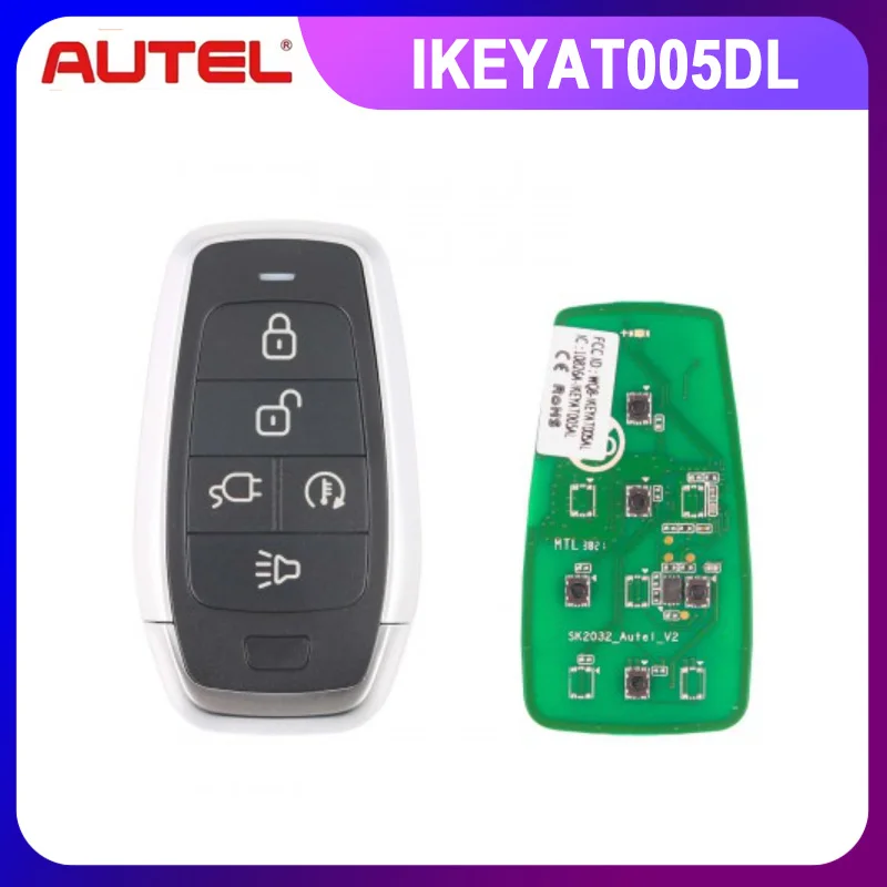 AUTEL MAXIIM IKEY Standard Style IKEYAT005DL 5-кнопочный независимый смарт-ключ