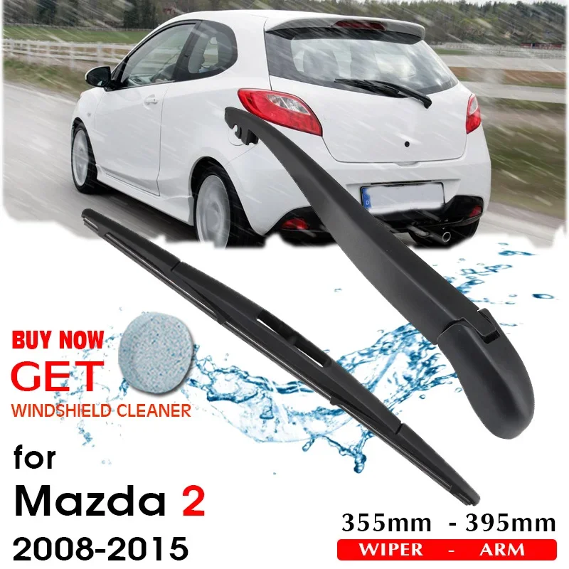 

Car Wiper Blade Rear Back Window Windscreen Windshield Wipers Auto Accessories For Mazda 2 Hatchback 355mm 2008-2015