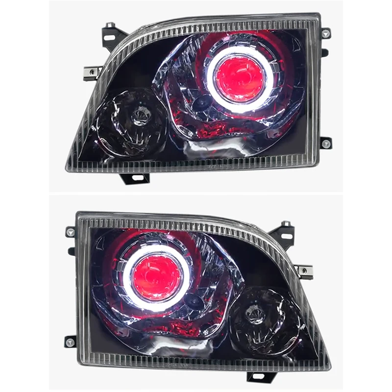 Customized Full LED Headlights For Ford Transit 2006-2013 Bi-xenon Projector Lens Front Lamps With DRL