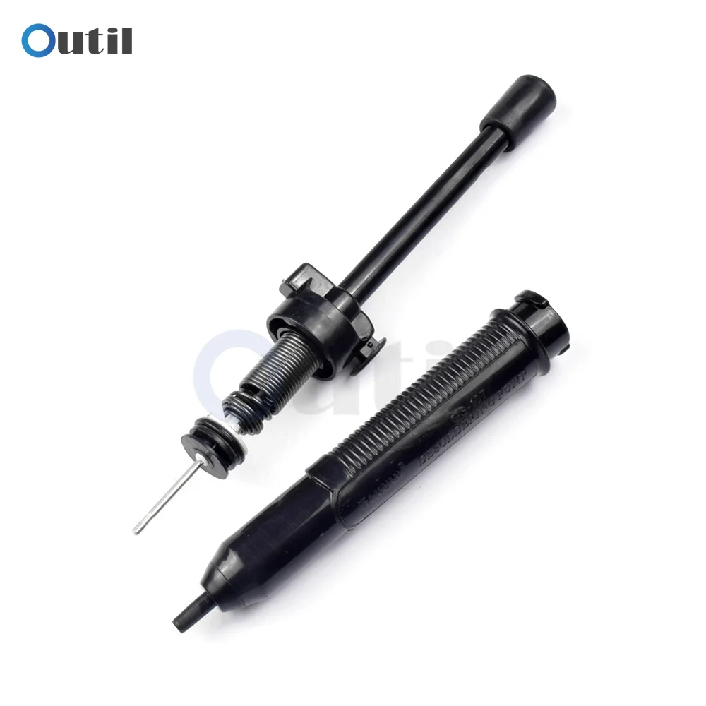 1 Set Solder Sucker Pen Desoldering Pump Tool Removal Lengthen Aluminum Suction Tin Gun for Electric Soldering Iron Repair Weld