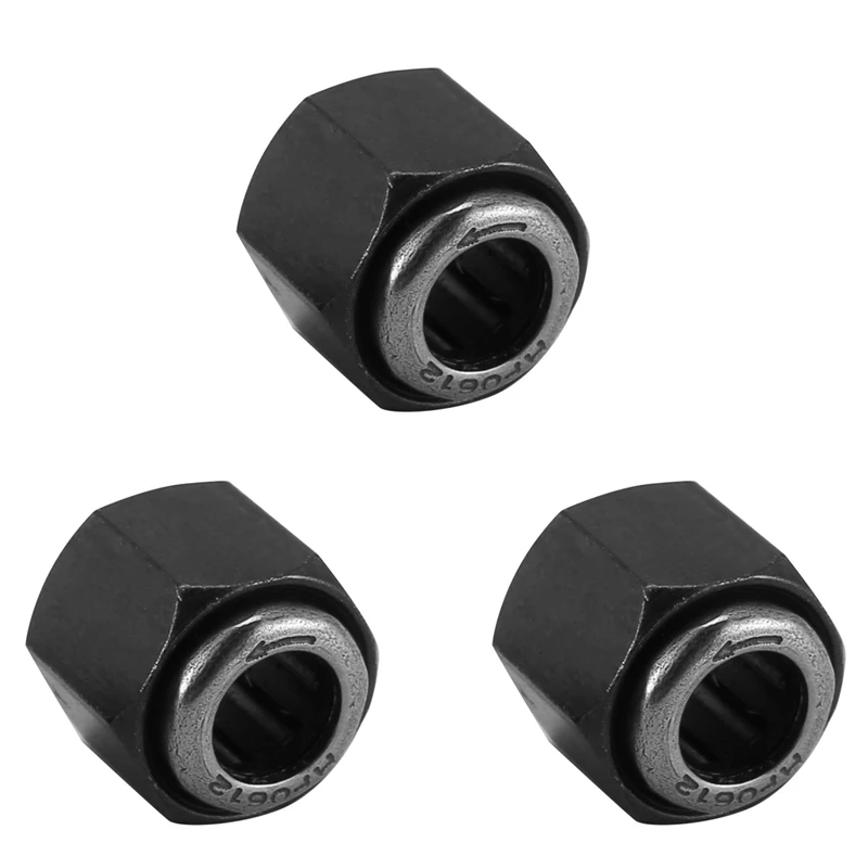 3PCS R025 12Mm One Way Bearing Hex Nut For RC 1/10 HSP-RC Model Car Buggy-Truck VX 28 21 18 16 Nitro Engine